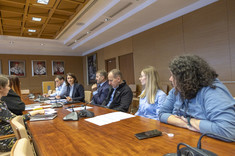 Zespół ds. Równości Płci podczas obrad,