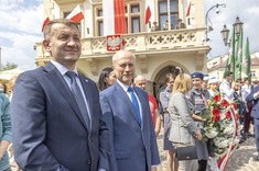 Od lewej: mgr inż. A. Sowa, prof. J. Sęp,