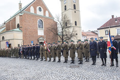 Wieniec od Politechniki Rzeszowskiej z okazji 101. rocznicy odzyskania przez Polskę niepodległości