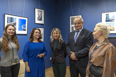 Od lewej: K. Strenciwilk, mgr inż. arch. M. Jakowska, mgr B. Motyka, prof. L. Lichołai, dr inż. arch. B. Walicka-Góral,