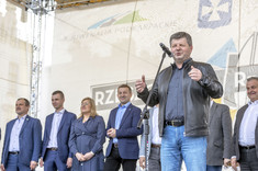 Otwarcie Juwenaliów przez rektora prof. P. Koszelnika,
